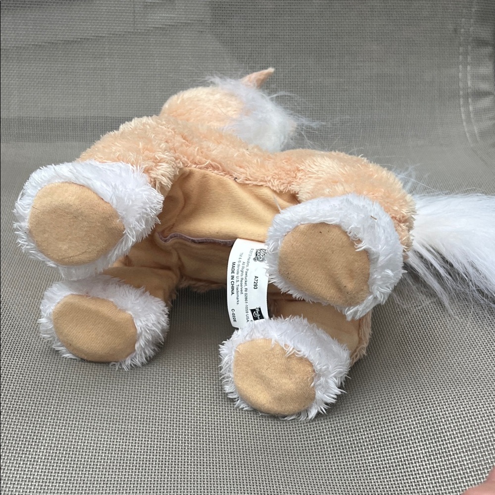 Tan and White Plush Pony - Picture 6 of 6